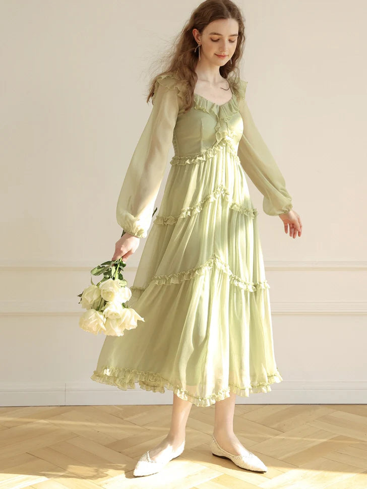 Aurora's Green Fairy Dress