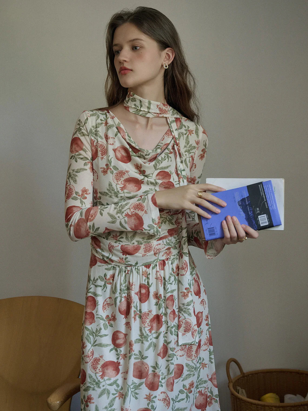 Enchanted Pomegranate Garden Dress