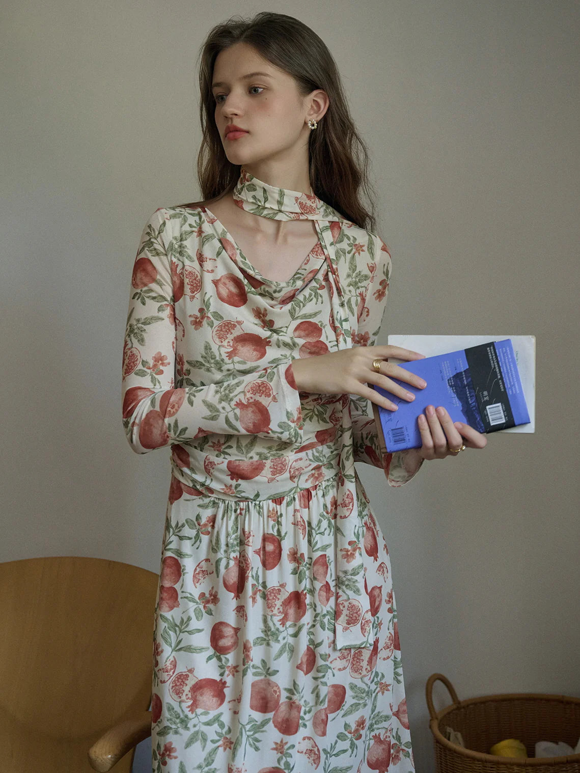 Enchanted Pomegranate Garden Dress