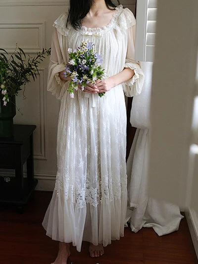 Elizabeth's Royal Lace Nightwear