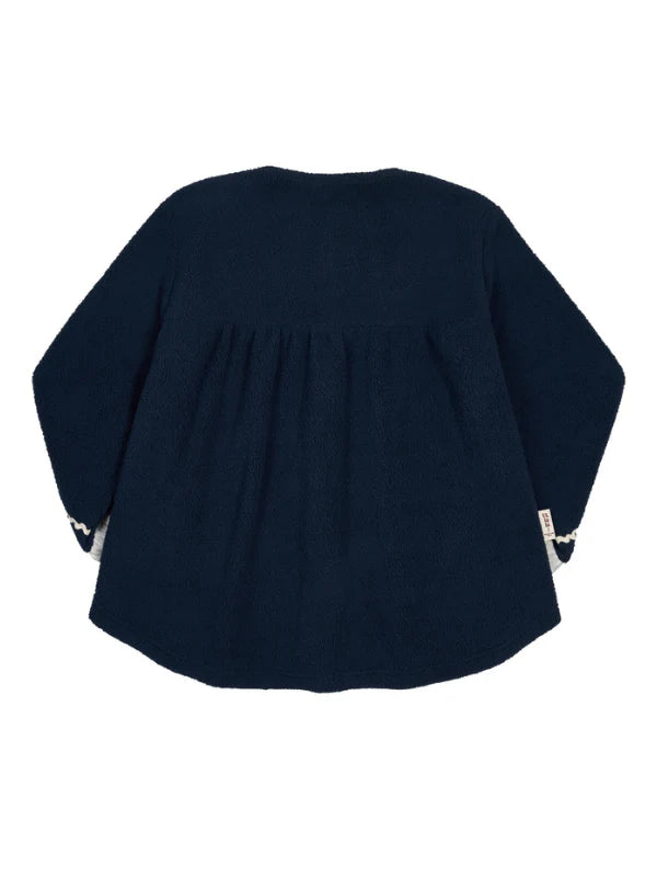 Midnight Ruffle Fleece Pajama Set