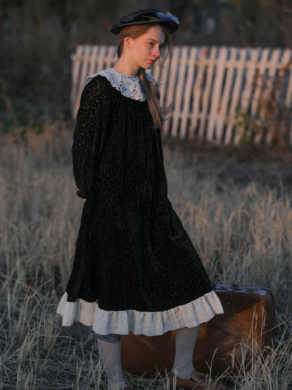 Velvet Twilight Elegance Dress