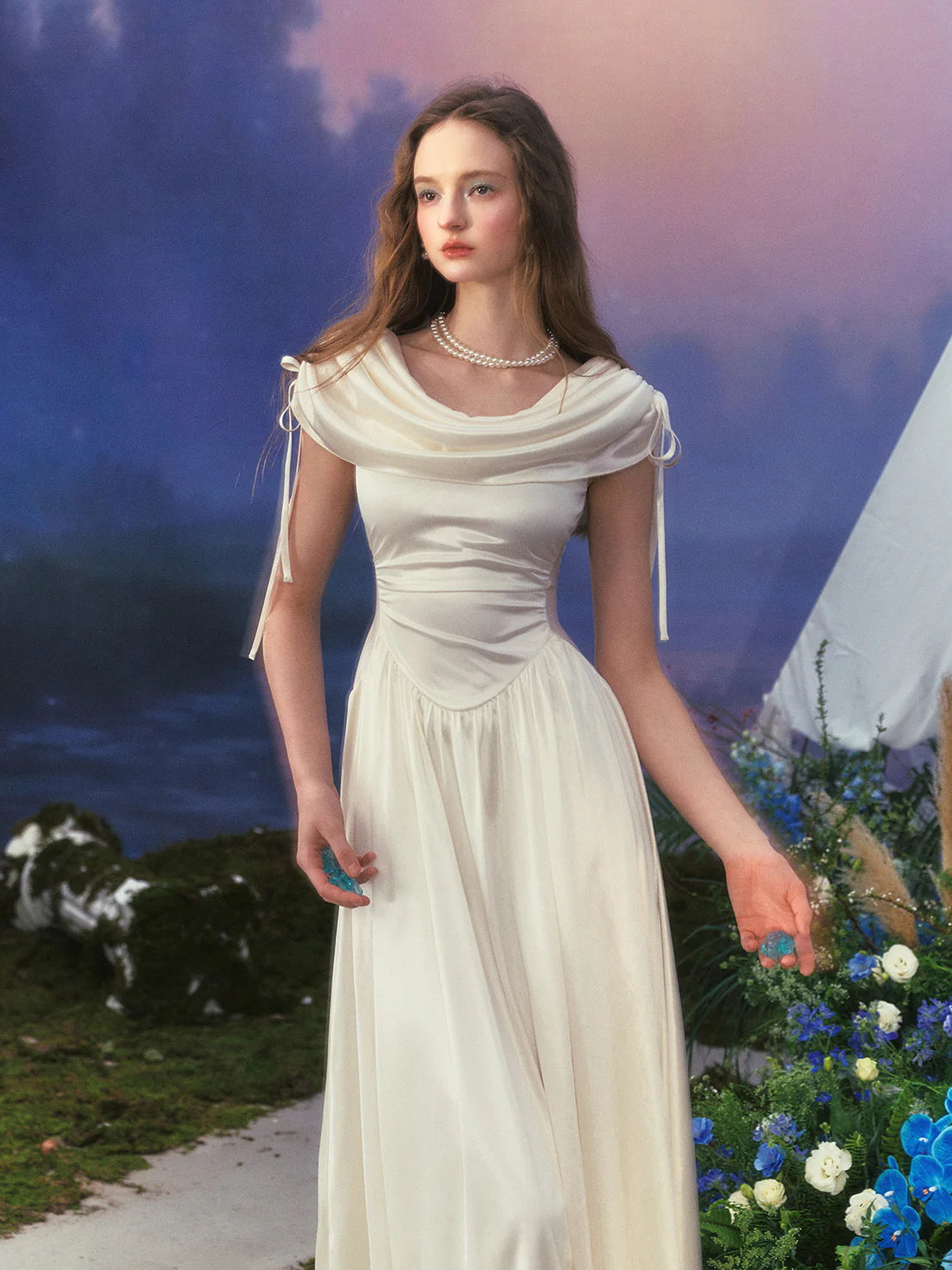 Princess Regal Draped Gown