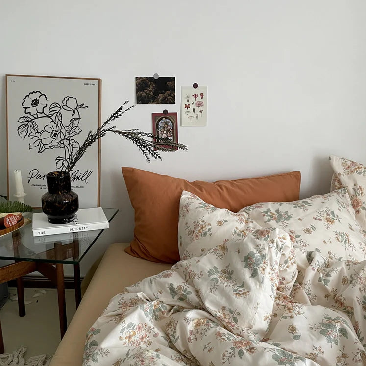 Rustic Floral Serenity Bedspread Set