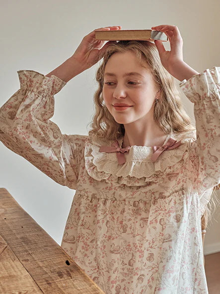 Enchanted Woodland Lace Nightgown