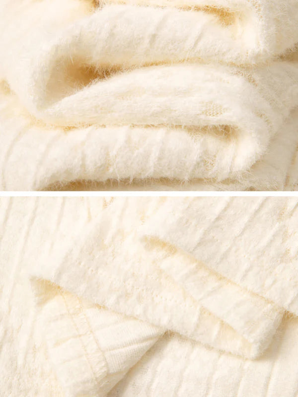 Velvet Ribbon Vintage Lace Knit Dress