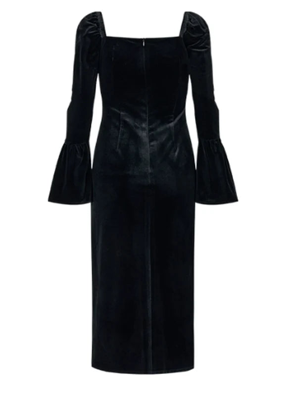 Starry Velvet Elegance Dress