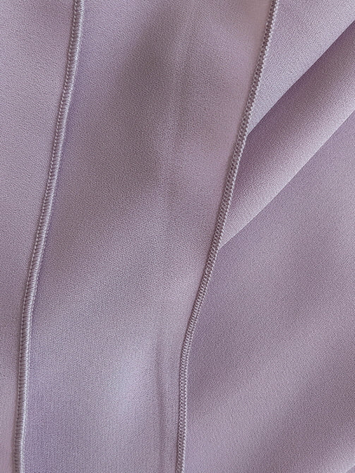 Lilac Rose Ruffle Chiffon Dress