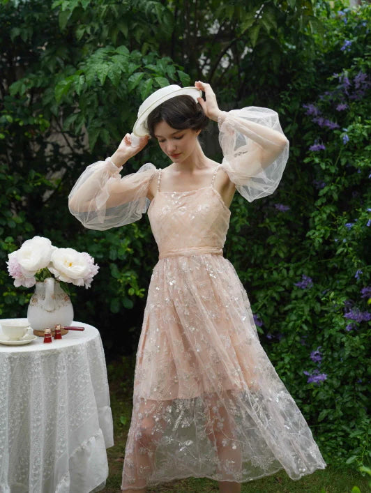 Blush Garden Glimmer Dress