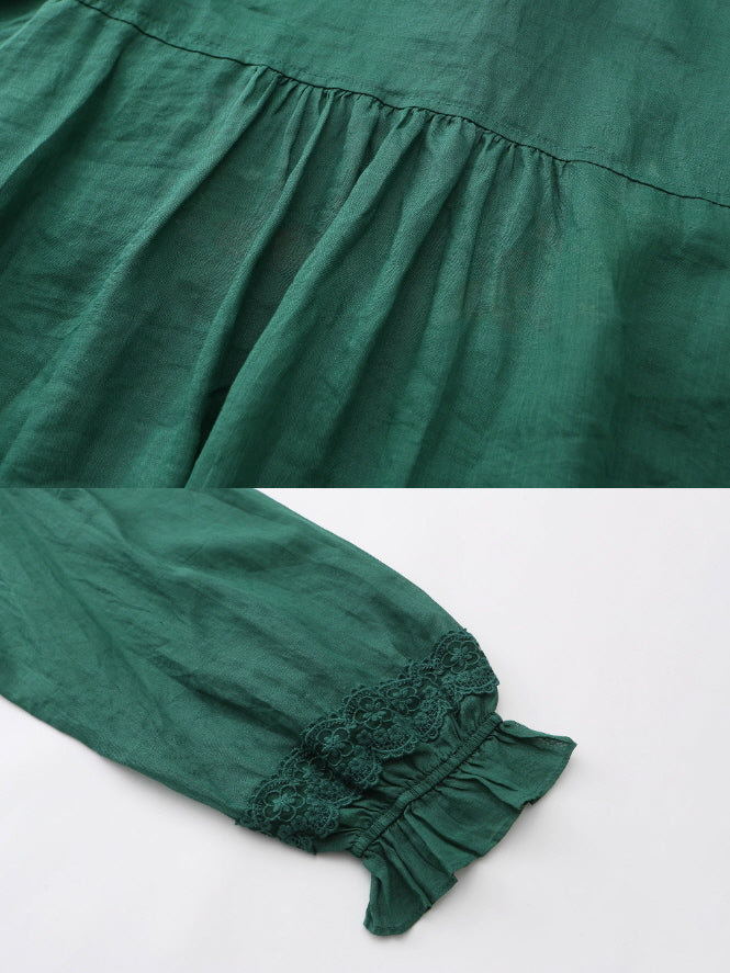 Blooming Petals Embroidered Blouse