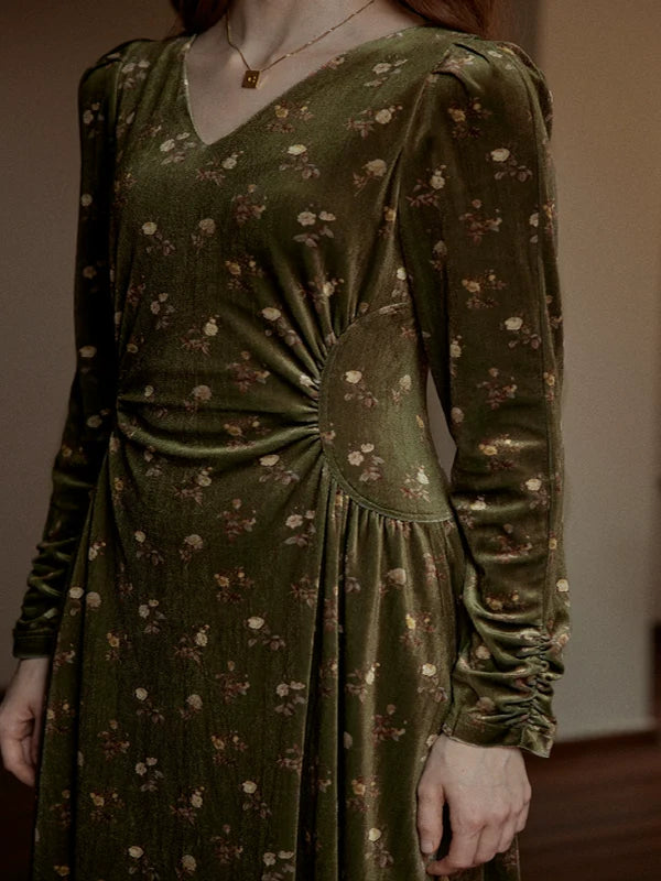 Deep Forest Elegance Dress