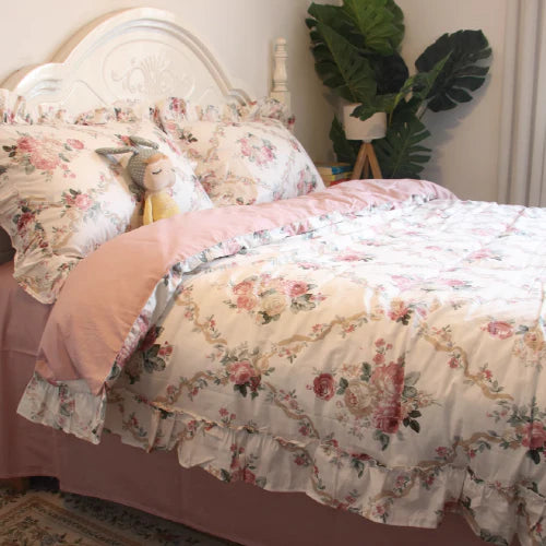 Palace Princess Floral Bedding Set