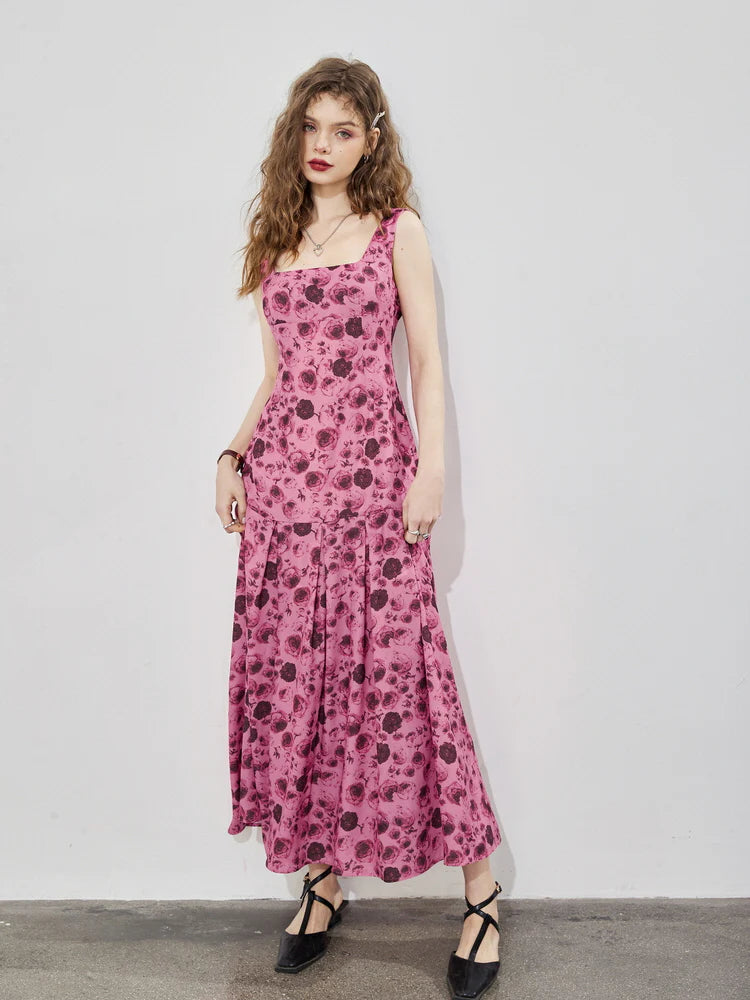 Dusty Rose Vintage Bloom Dress