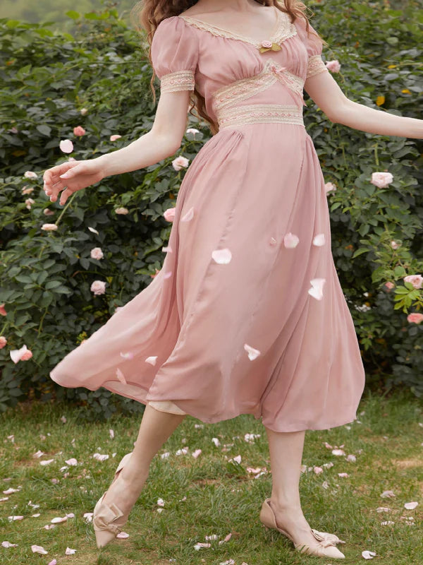 Literary Rose Symphony Dress
