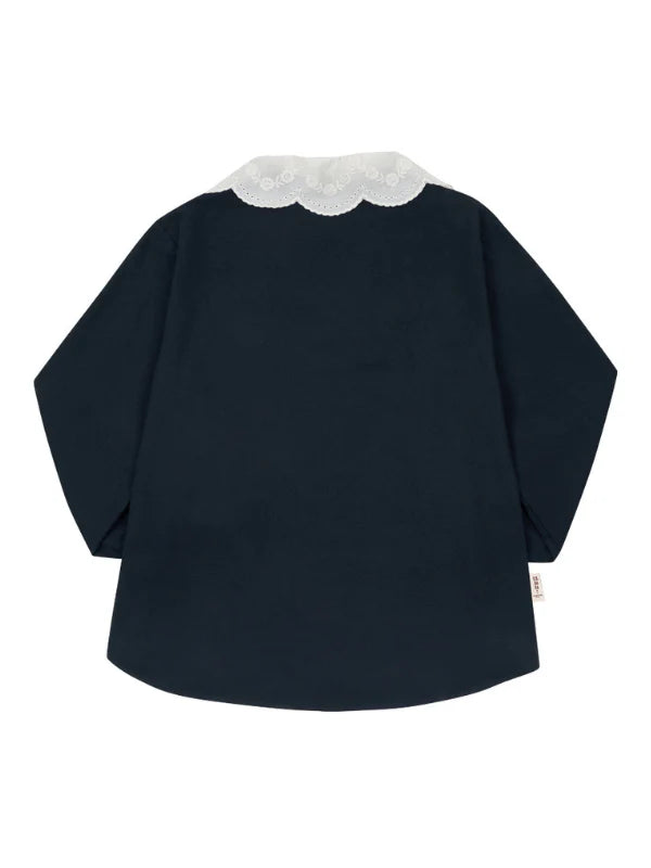 Midnight Elegance Lace Pajama Set