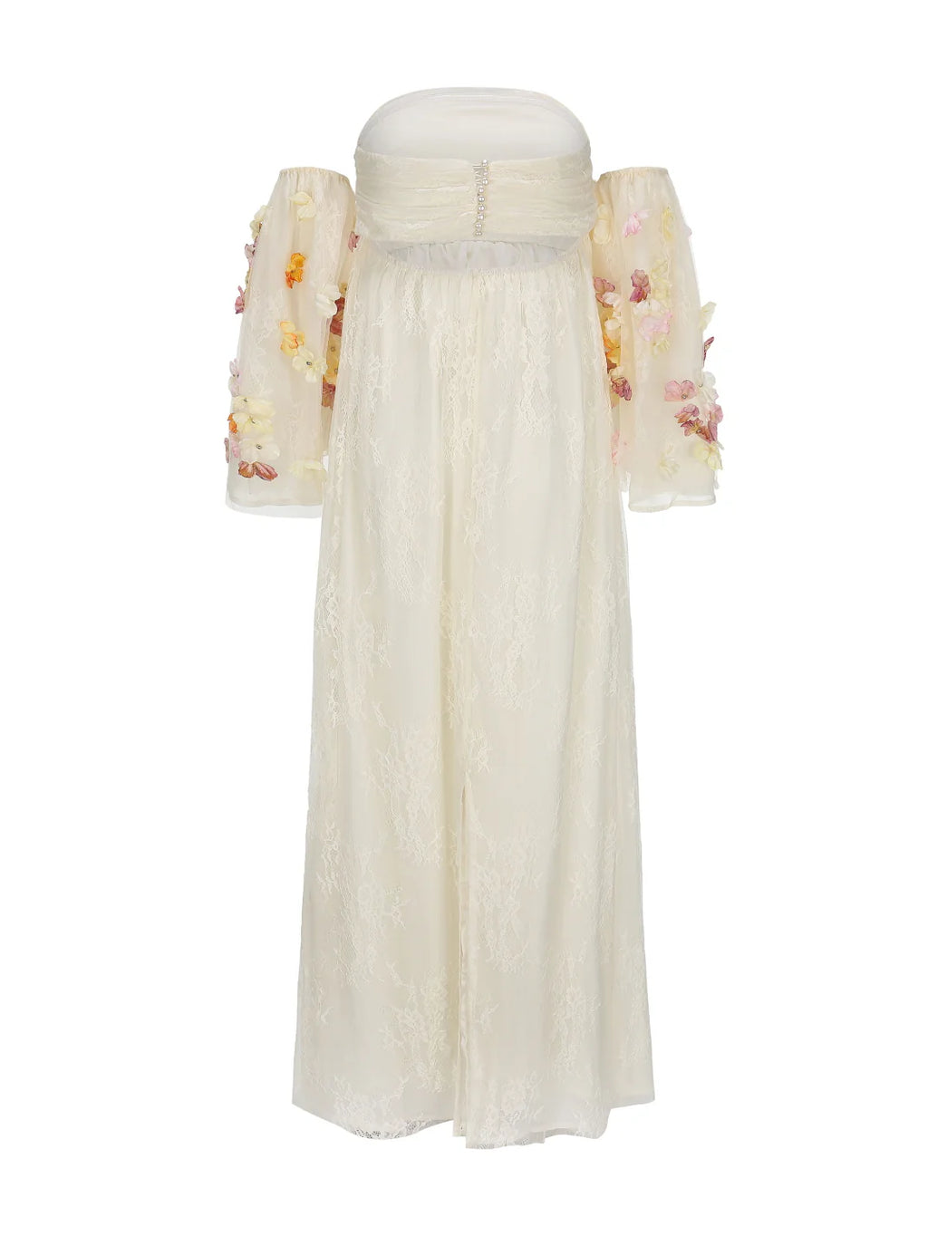 Floral Sleeves Enchanted Garden Bloom Dress