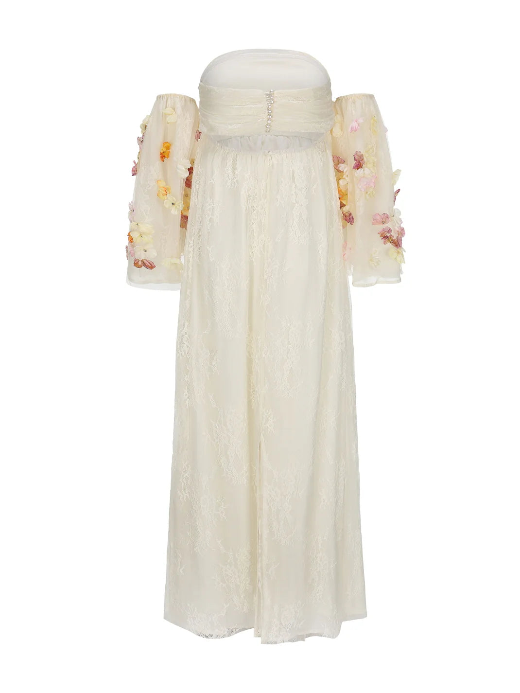 Floral Sleeves Enchanted Garden Bloom Dress