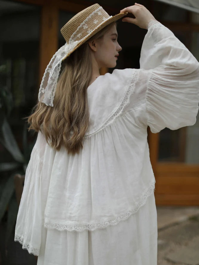 Linen Cloudlight Cottage Dress