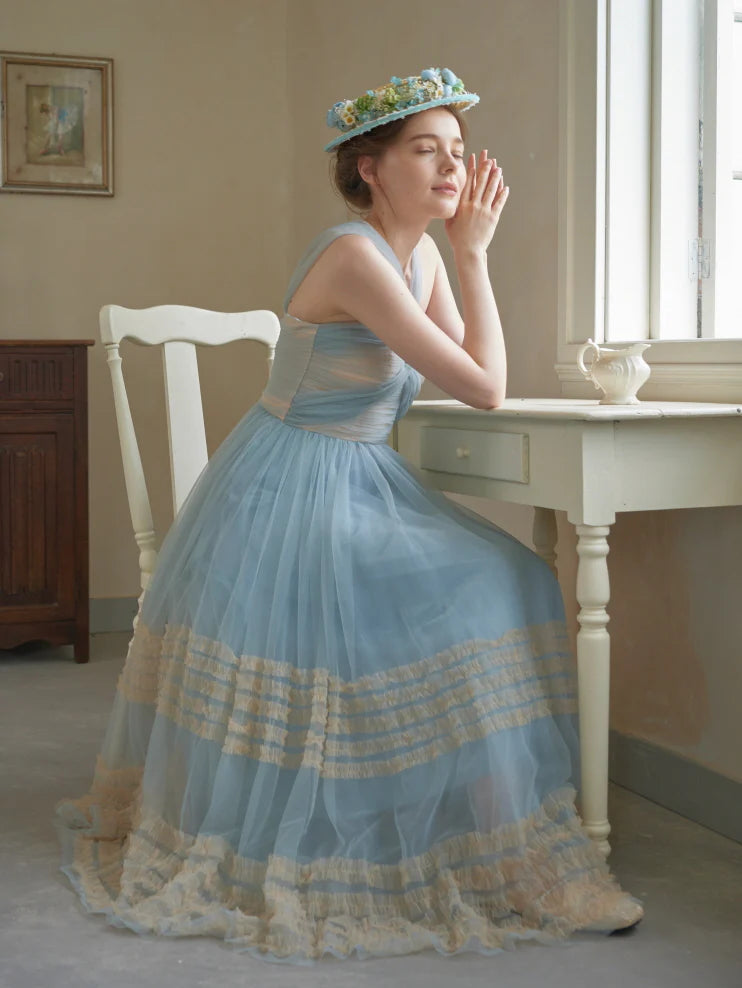 Bluebell Ruffle Garden Dress