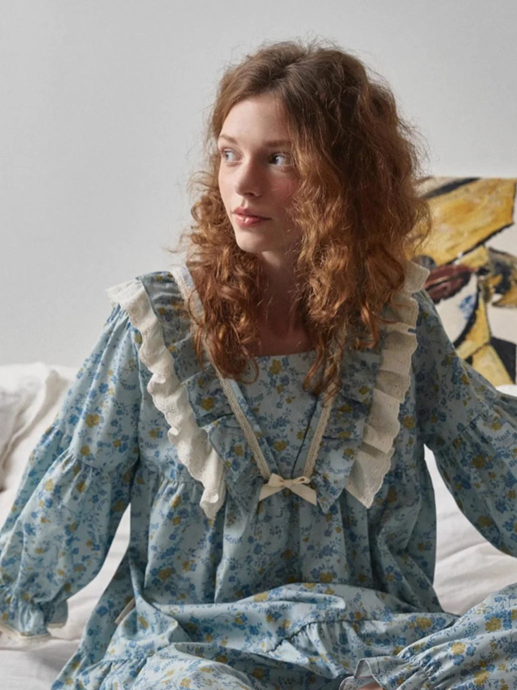 Morning Garden Cotton Pajama Set