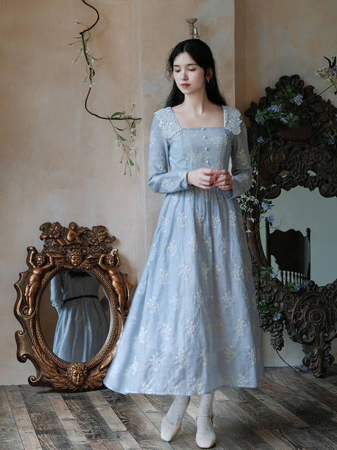 Blue Belle Vintage Lace Dress