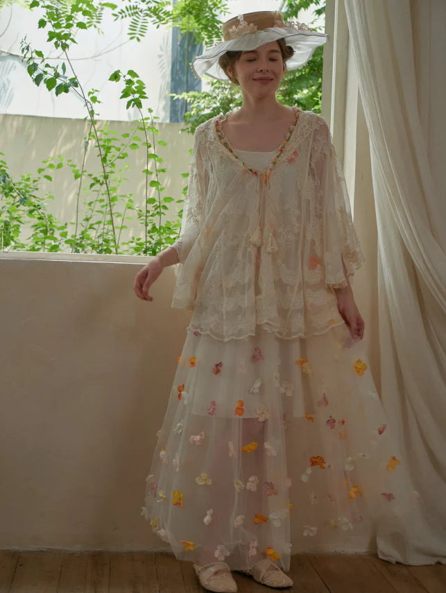 Butterfly Garden Mesh Dress