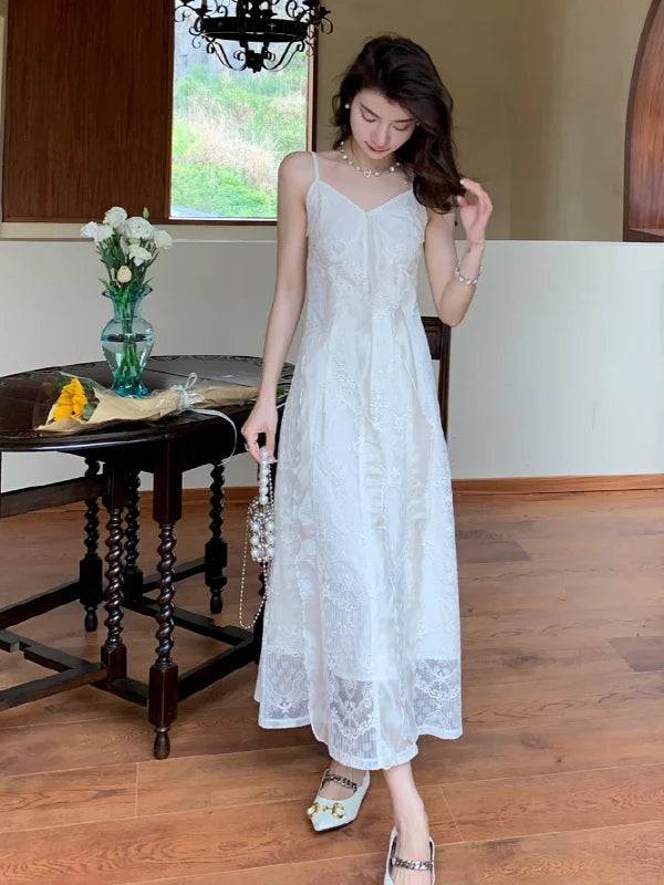 Ella's Ivory Whisper Dress