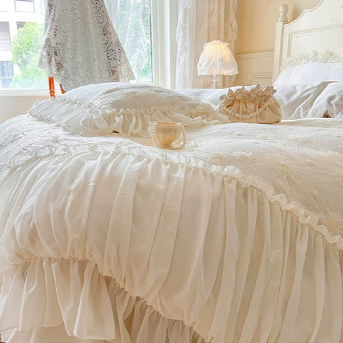 Parisian Pink Floral Bedding Set