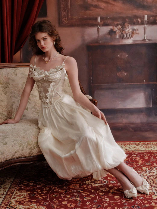 Ivory Lace Bloom Camisole Top