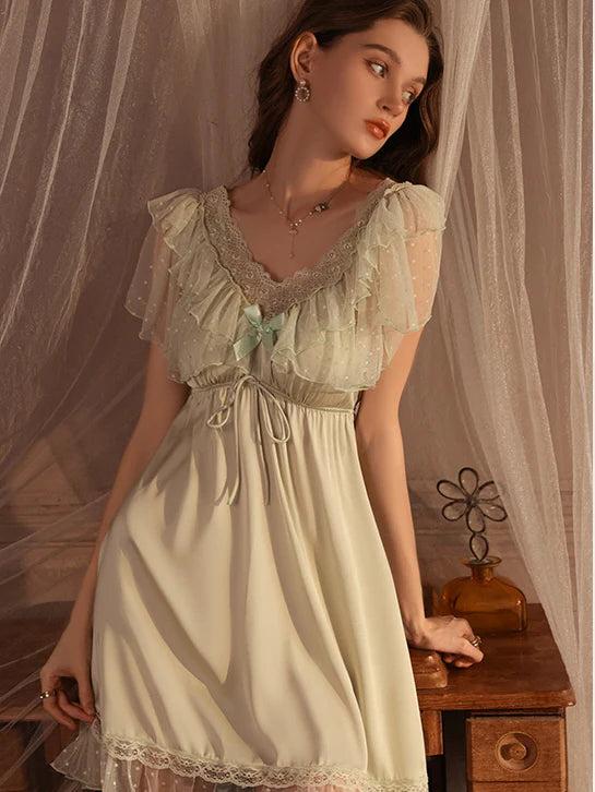 Ava's Enchanted Blossom Nightdress