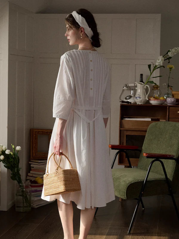 Spring Delight Monochrome Dress