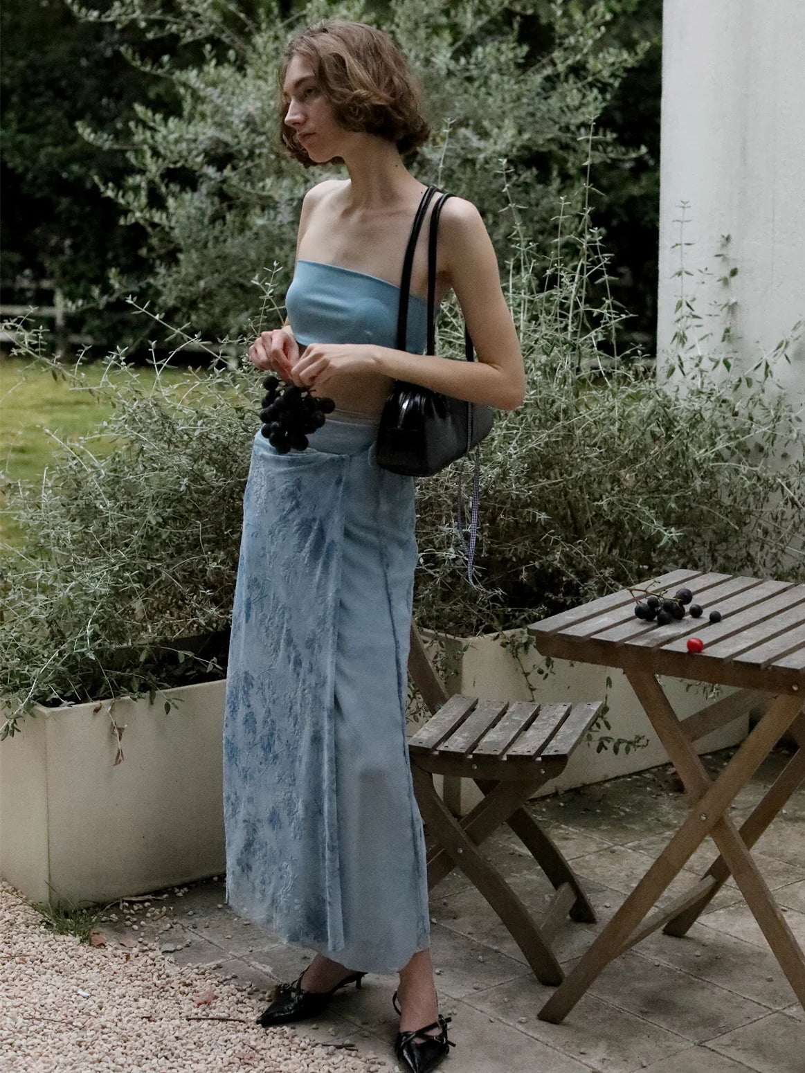 Ethereal Flora Wrap Skirt