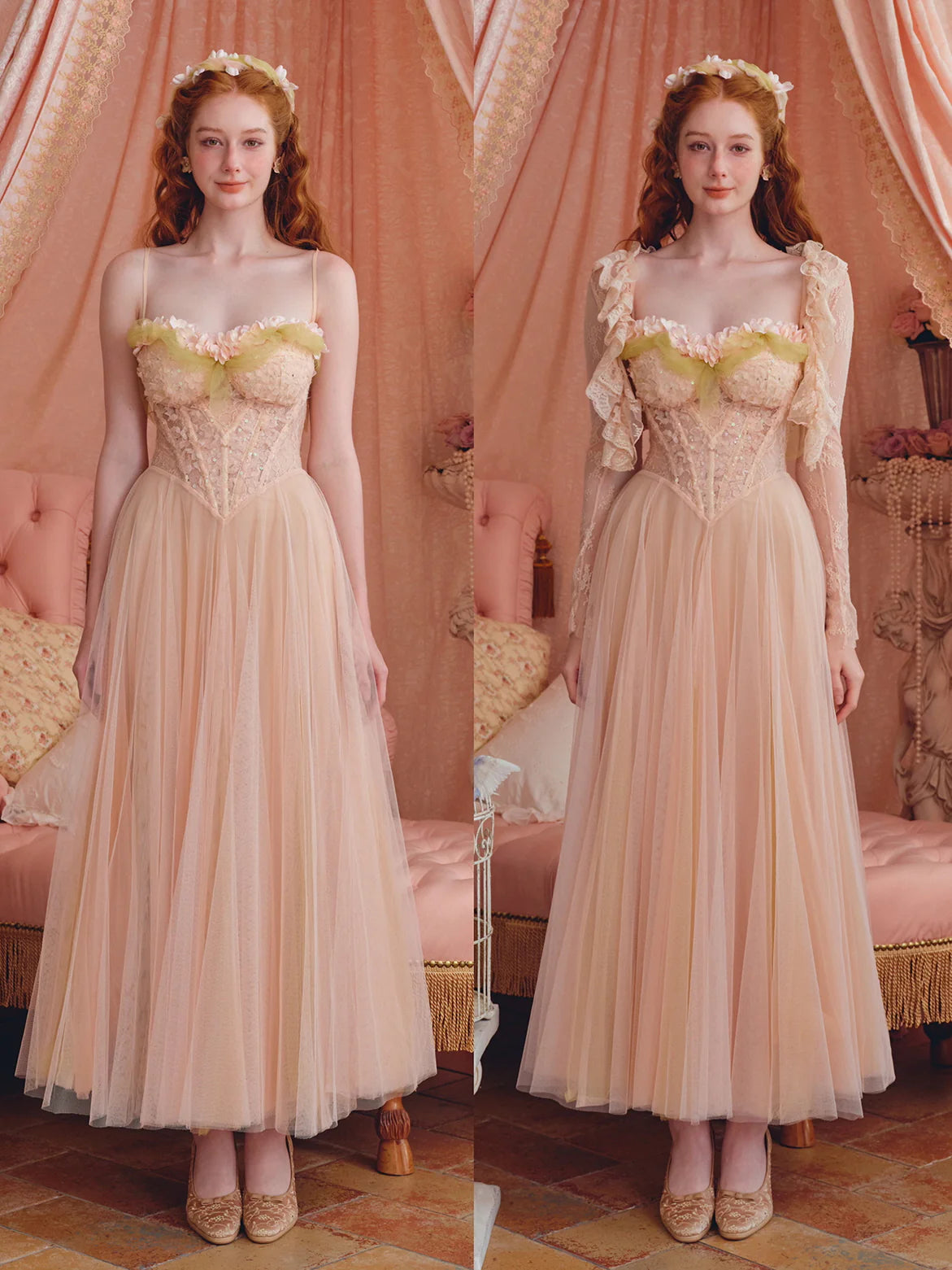 Blossom Reverie Princess Gown
