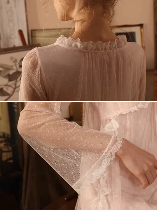 Moonlit Garden Ribbon Nightgown