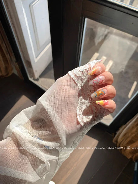 Ethereal White Lace Drape Corset Gown