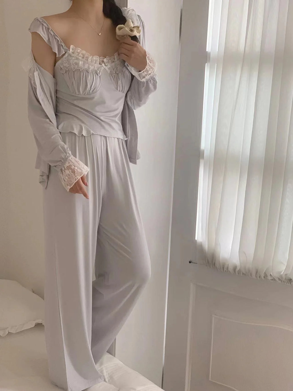 Light Blue Dream 3-Piece Loungewear Set