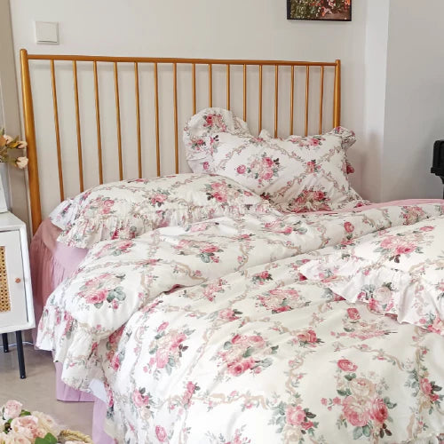 Palace Princess Floral Bedding Set