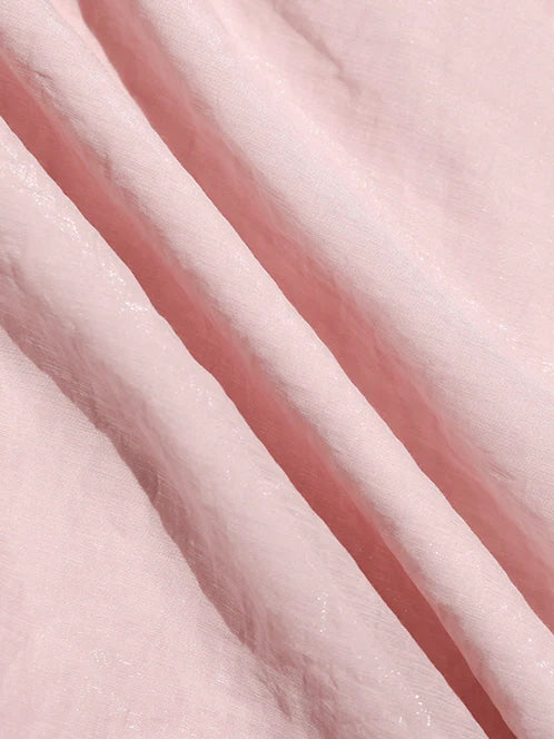 Ethereal Blush Draped Gown