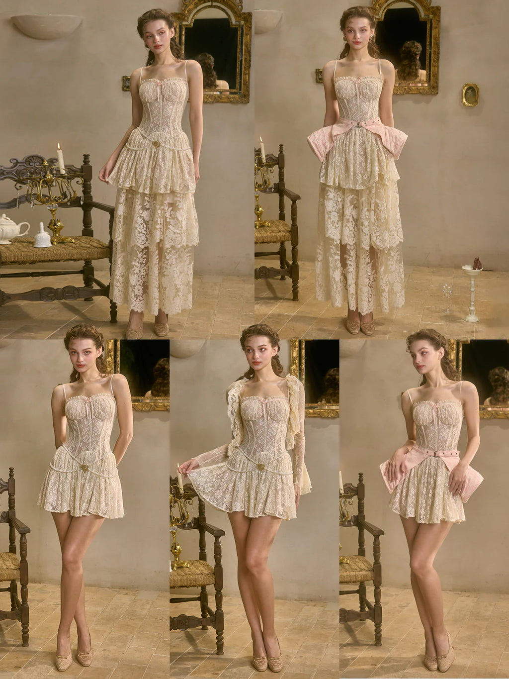 Lace Blossom Princess Dress