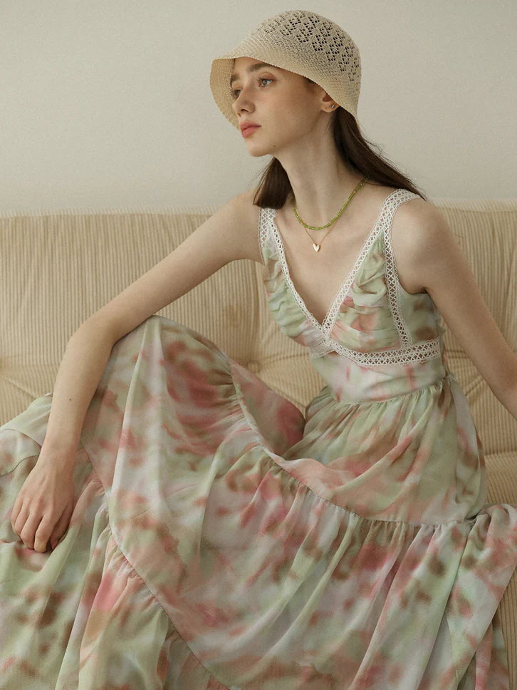 Amelia's Elegant Vacation Dress