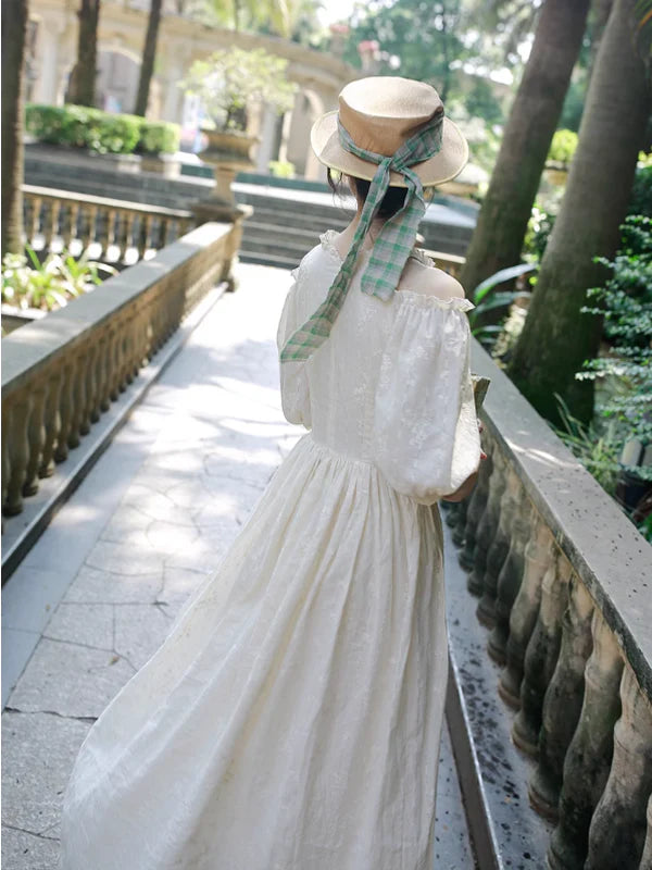 Whispering Garden Embroidered Dress