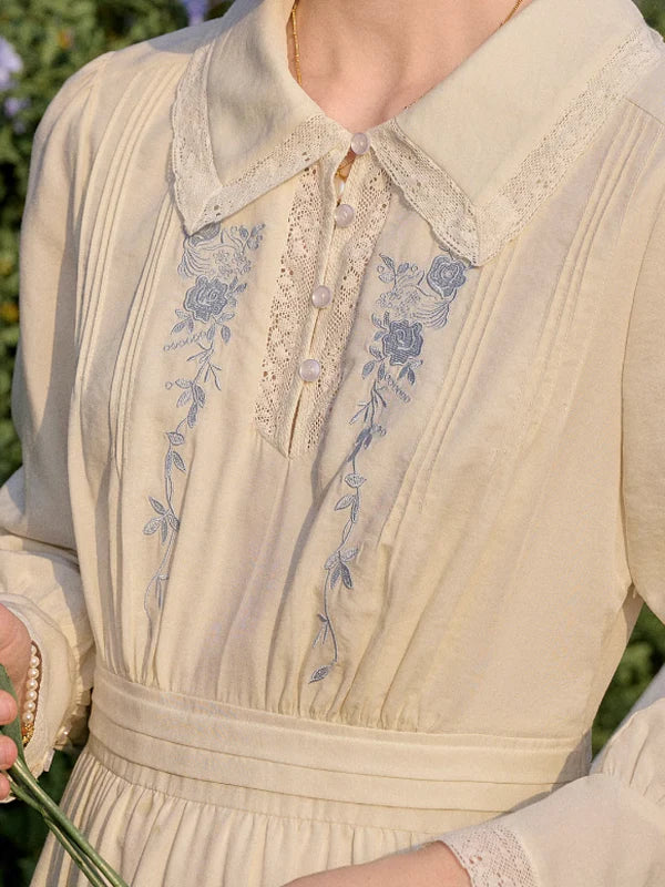 French Blossom Ivory Dress