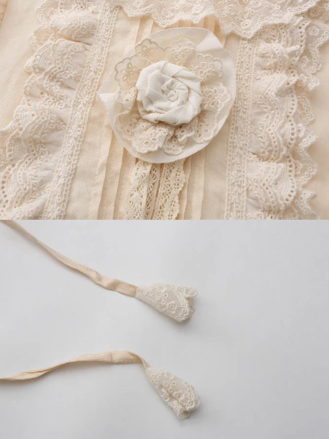 Forest Bloom Ramie Embroidered Dress