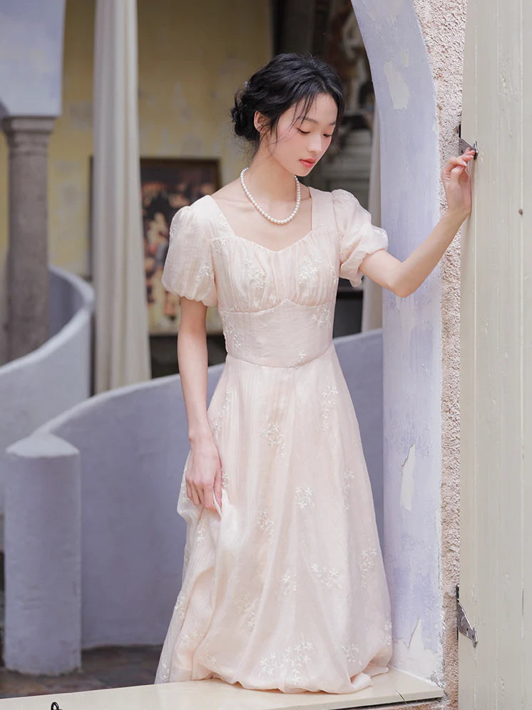 Charlotte's Vintage Charm Pink Dress