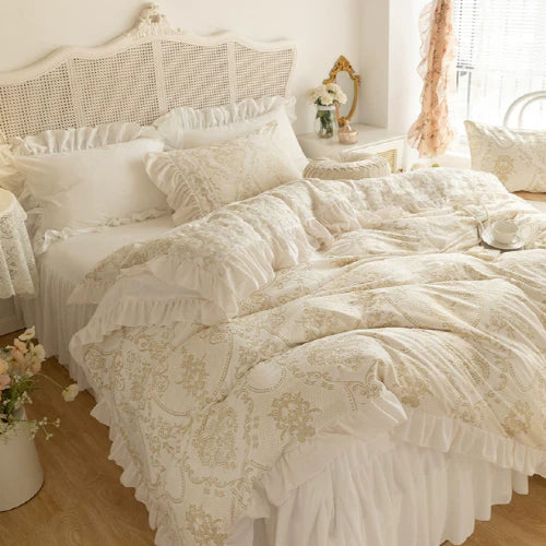 Dreamy Winter Velvet Bedding Set