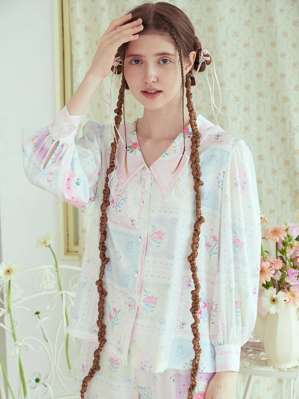 Pastel Patchwork Pajama Loungewear