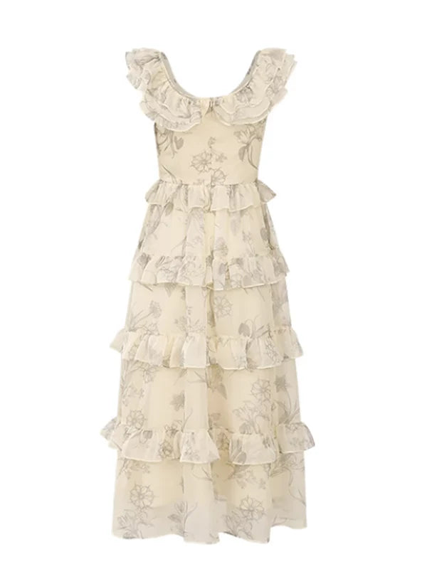 Sunlit Floral Whimsy Dress