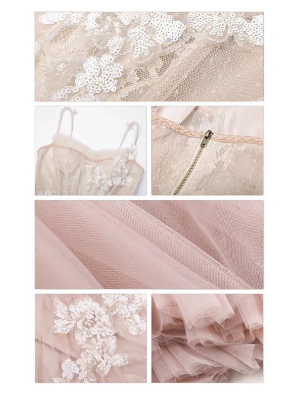 Ivory Blossom Lace Corset & Tulle Skirt