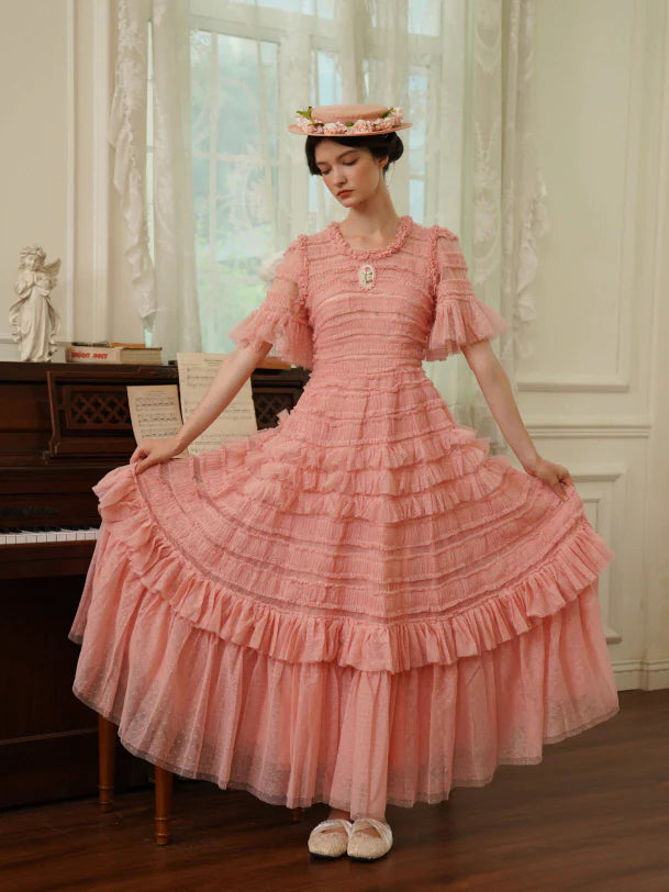 Rosewood Ruffle Tiered Dress