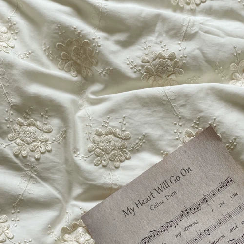 Ivory Blossom Cottagecore Bedding Set